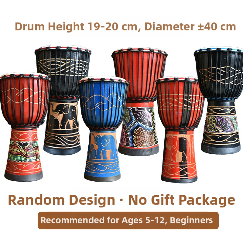 TMAX tobă de mână, lemn de cireș, model 0002132, ambalaj din carton.