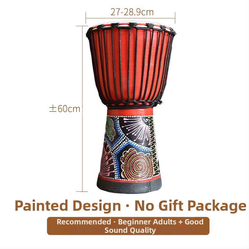 TMAX tobă de mână, lemn de cireș, model 0002132, ambalaj din carton.