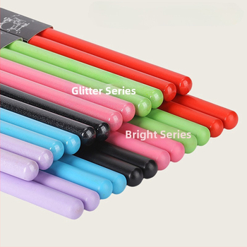 Μπαστούνια ντράμς από σφένδαμο, μοντέλο 5A/7A, συσκευασία με θήκη καρτών, JK μάρκα