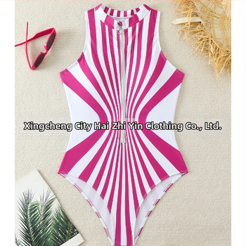 Γυναικείο ολόσωμο μαγιό, μονόχρωμο, με ανοιχτή πλάτη, υψηλή μέση, με επένδυση στήθους· ύφασμα νάιλον με επένδυση πολυεστέρα