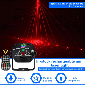 Мини лазерна светлина MN-R60 LED+лазер 5V IP20 за вътрешна употреба