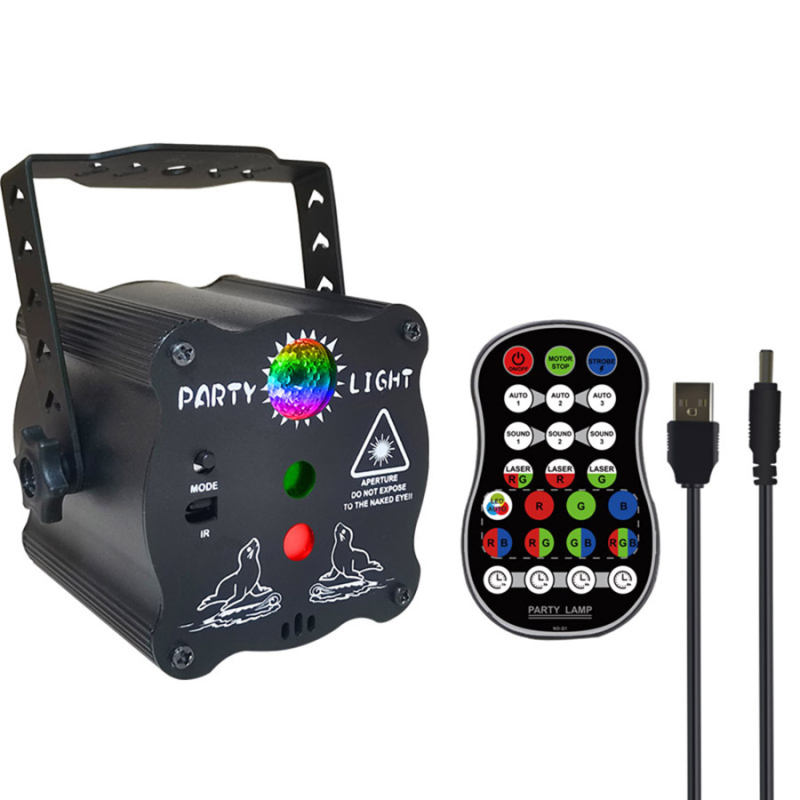 Mini lasersko svjetlo MN-R60 LED+laser 5V IP20 Unutarnja upotreba