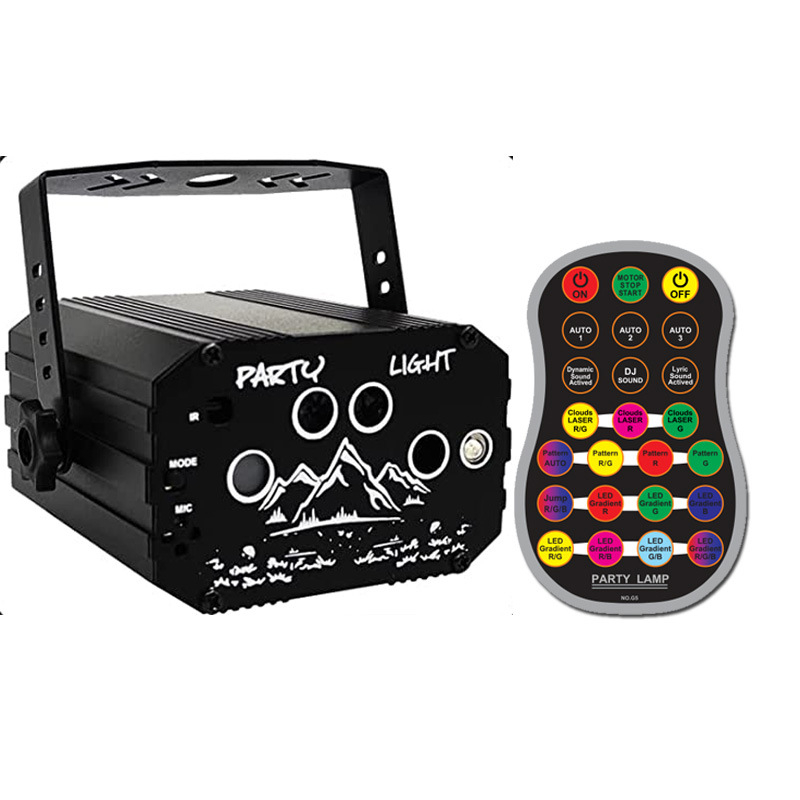 Mini lasersko svjetlo MN-R60 LED+laser 5V IP20 Unutarnja upotreba