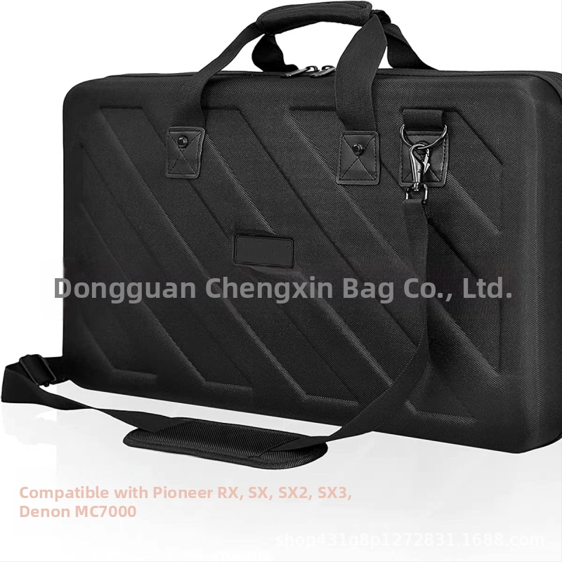 Torba za skladištenje DJ opreme, EVA materijal, šivana konstrukcija, kompatibilna s DJ opremom, težina 0,98 kg