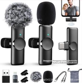 Microfon lavalier K11 pentru înregistrări profesionale și difuzări live, gamă de frecvențe 60 Hz–15 kHz, SNR ≥100 dB, baterie încorporată 50–100 mAh, autonomie 6–8 ore