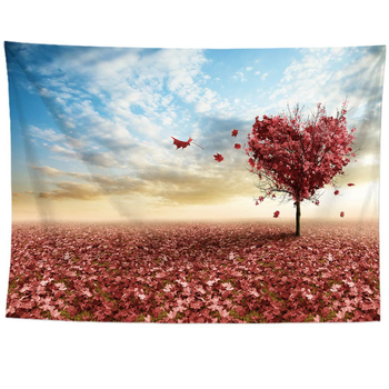 Ταπετσαρία με εκτύπωση φύλλων τοπίου - 100% πολυεστέρας, ορθογώνιο σχήμα, μη υφαντό ύφασμα, μοντέρνο μινιμαλιστικό στιλ