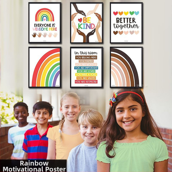 Διακοσμητικό κρεμαστό έργο — αφίσα τάξης σε καρτούν στυλ; χαρτόνι 400 g ανθεκτικό στο νερό και στις γρατσουνιές; πλαίσιο: πλαστικό; πυρήνας: ματ χαρτί; στήριξη: χωρίς πλαίσιο, κρέμασμα ή με πλαίσιο