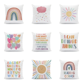 Калъф за възглавница | Геометричен дизайн, бохемски стил | Супер мек материал | Принт геометрична абстракция | Възможна персонализация | Подходящ за дневна