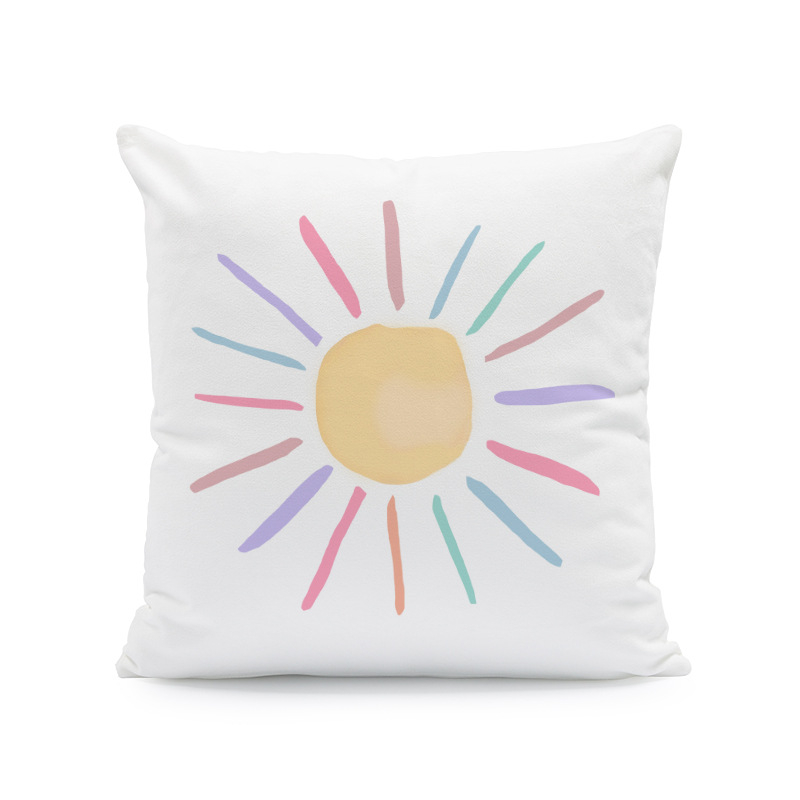 Калъф за възглавница | Геометричен дизайн, бохемски стил | Супер мек материал | Принт геометрична абстракция | Възможна персонализация | Подходящ за дневна