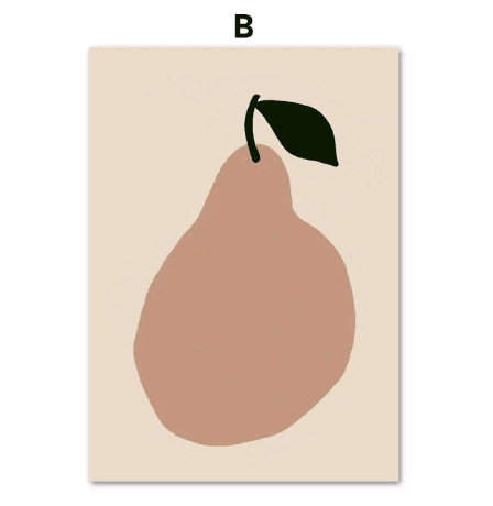 Állatos vászon falikép – keret nélküli, inkjet nyomtatás, skandináv stílus, modern dekoratív festmény