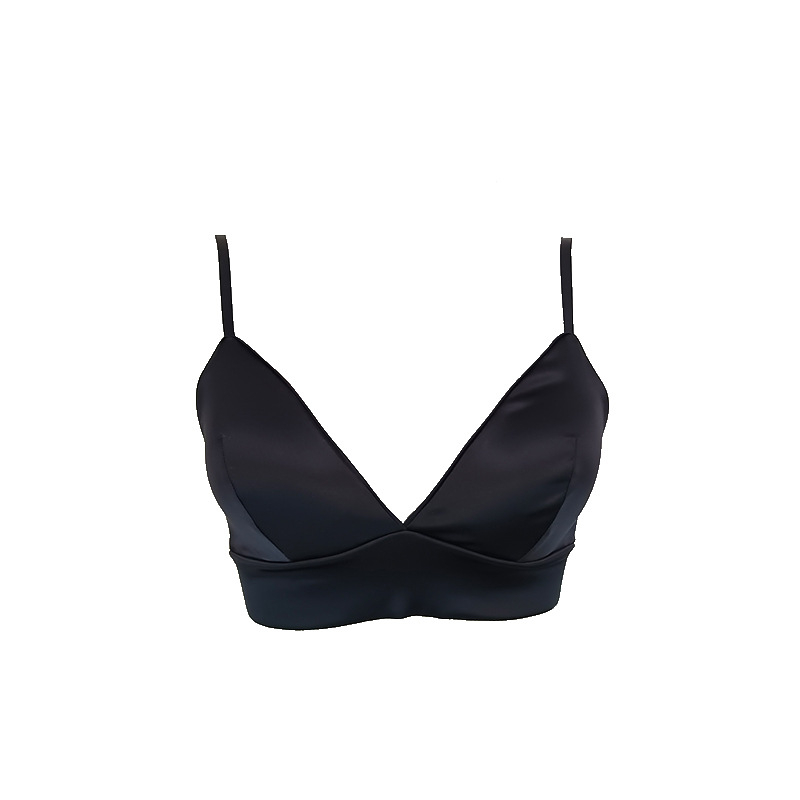 Sutien od svile dudovine, košarice 3/4, tanke oblikovane košarice, glatki dizajn, bez ojačanja