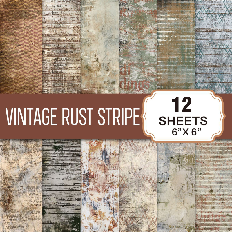 De Xiang фоновата хартия за скрапбук с класическа музика, ретро стил, 140 g удебелена хартия, печатна техника. Подходящ подарък за пътувания, завършване и партита.