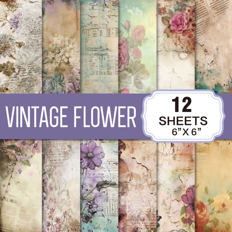 De Xiang фоновата хартия за скрапбук с класическа музика, ретро стил, 140 g удебелена хартия, печатна техника. Подходящ подарък за пътувания, завършване и партита.