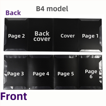 MX-108 φάκελος παρτιτούρων έξι σελίδων, πλαστικός, συμβατός με A4, πάχος πλάκας 0,55 mm