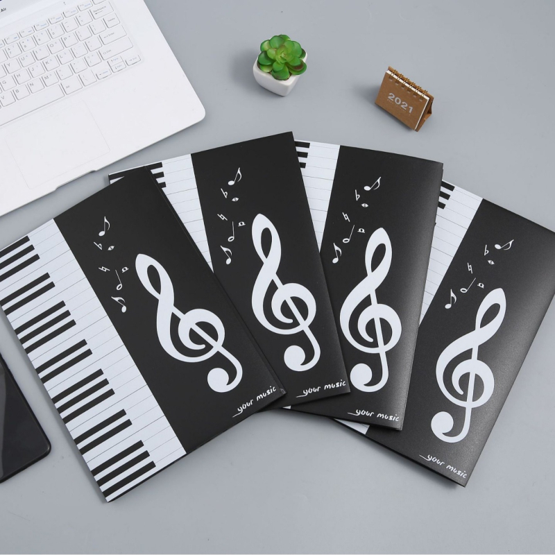 MX-108 φάκελος παρτιτούρων έξι σελίδων, πλαστικός, συμβατός με A4, πάχος πλάκας 0,55 mm