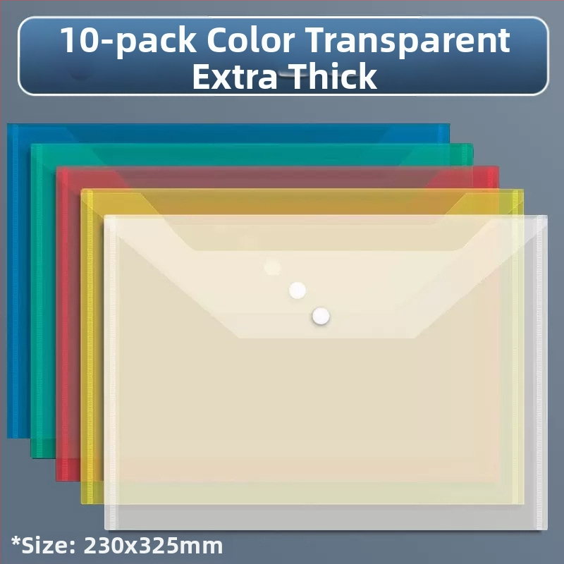 Yi Tong PVC vodootporna dosje za dokumente s velikom kapacitetom, za poslovne urede