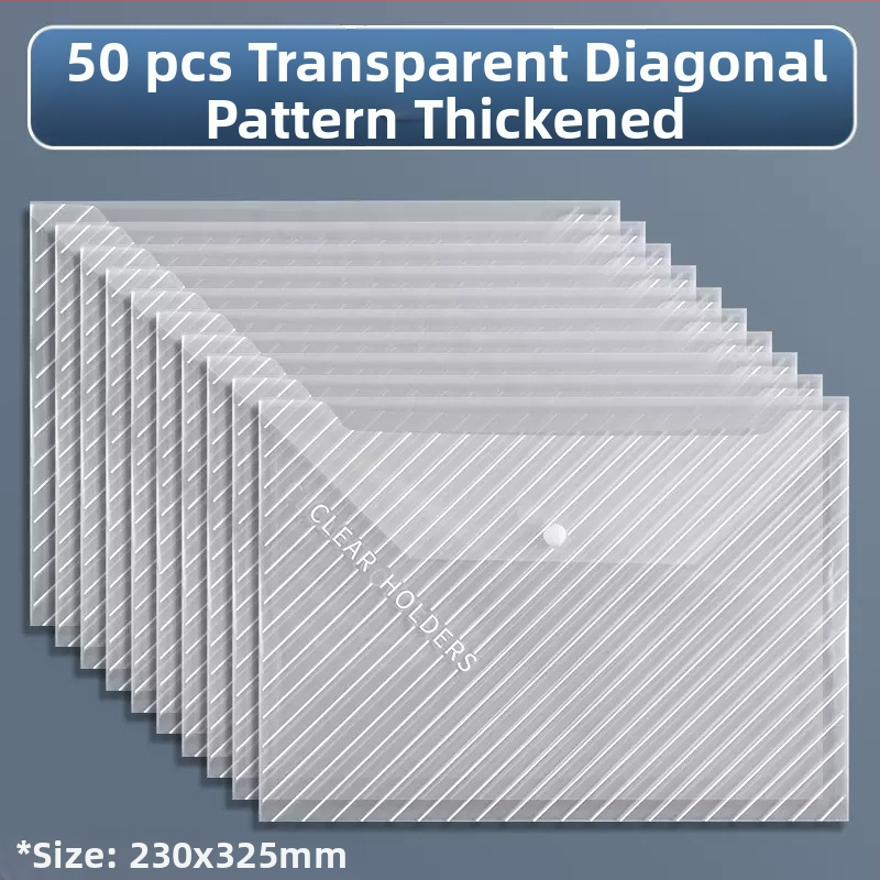 Yi Tong PVC vodootporna dosje za dokumente s velikom kapacitetom, za poslovne urede