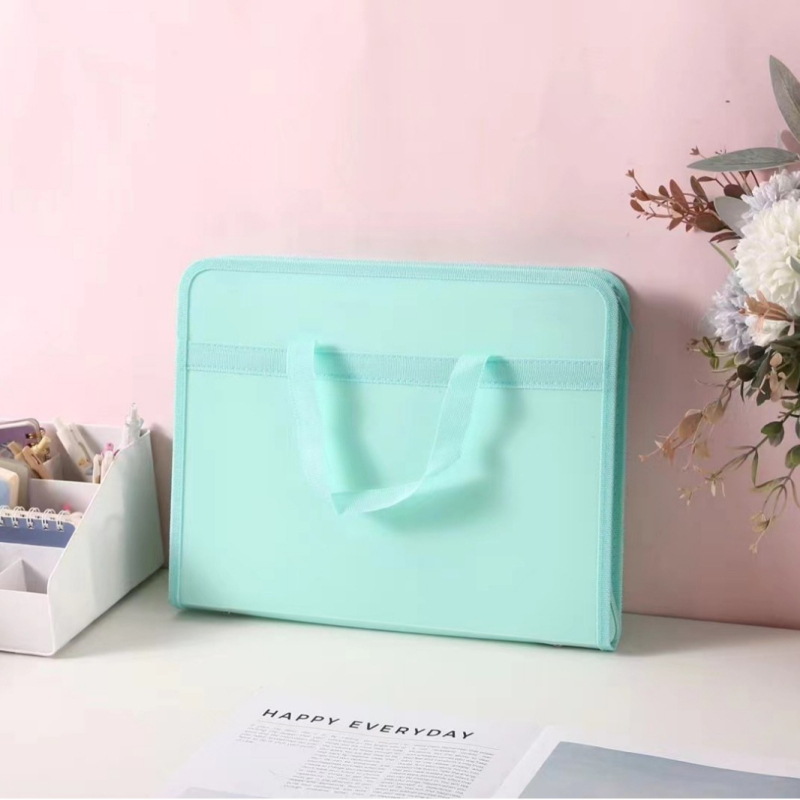 A4 akordeonski organizator s 13 pretinaca, ekološki PP, model 007, debljina materijala 70 mm