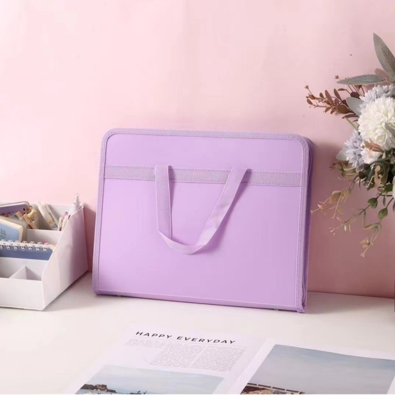 A4 akordeonski organizator s 13 pretinaca, ekološki PP, model 007, debljina materijala 70 mm