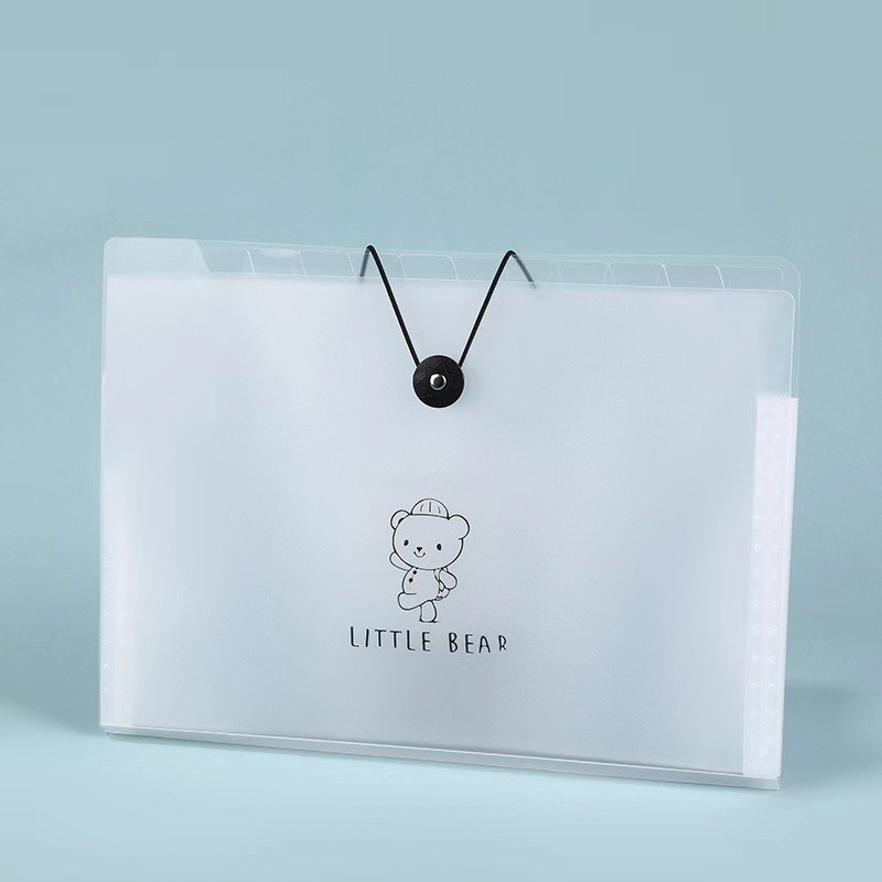 A4 akordeonski organizator s 13 pretinaca, ekološki PP, model 007, debljina materijala 70 mm