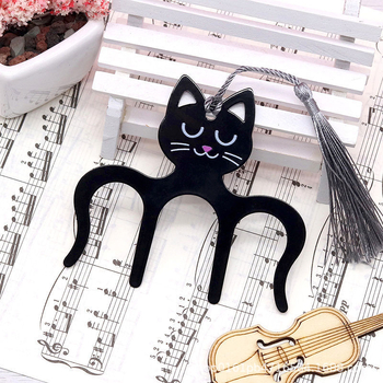 Μεταλλικός κλιπ για παρτιτούρες πιάνου – Κορεατικό στυλ, κομψός σχεδιασμός, σελιδοδείκτης σελίδων