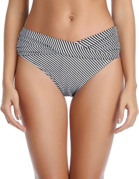 Ženski donji dio bikinija, jednobojni najlon materijal; podstava: pamuk smjesa s elastanom; pogodan za plivanje