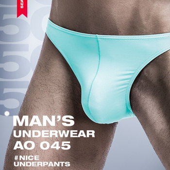 Ανδρικά εσώρουχα από νάιλον, διαπνέοντα, μεσαίας μέσης, πλεκτά, μονόχρωμο σχέδιο