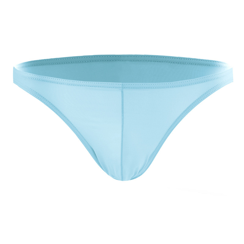 Ανδρικά εσώρουχα από νάιλον, διαπνέοντα, μεσαίας μέσης, πλεκτά, μονόχρωμο σχέδιο