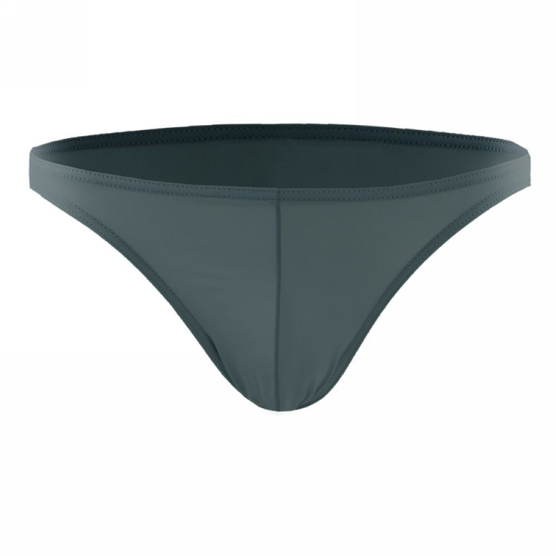 Ανδρικά εσώρουχα από νάιλον, διαπνέοντα, μεσαίας μέσης, πλεκτά, μονόχρωμο σχέδιο