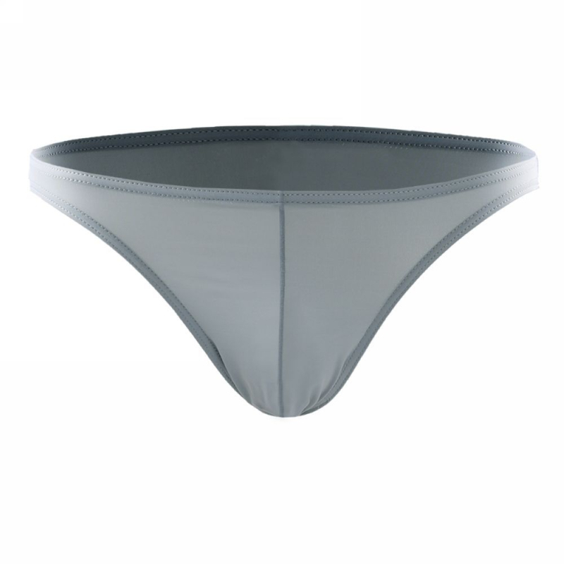 Ανδρικά εσώρουχα από νάιλον, διαπνέοντα, μεσαίας μέσης, πλεκτά, μονόχρωμο σχέδιο