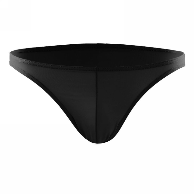 Ανδρικά εσώρουχα από νάιλον, διαπνέοντα, μεσαίας μέσης, πλεκτά, μονόχρωμο σχέδιο