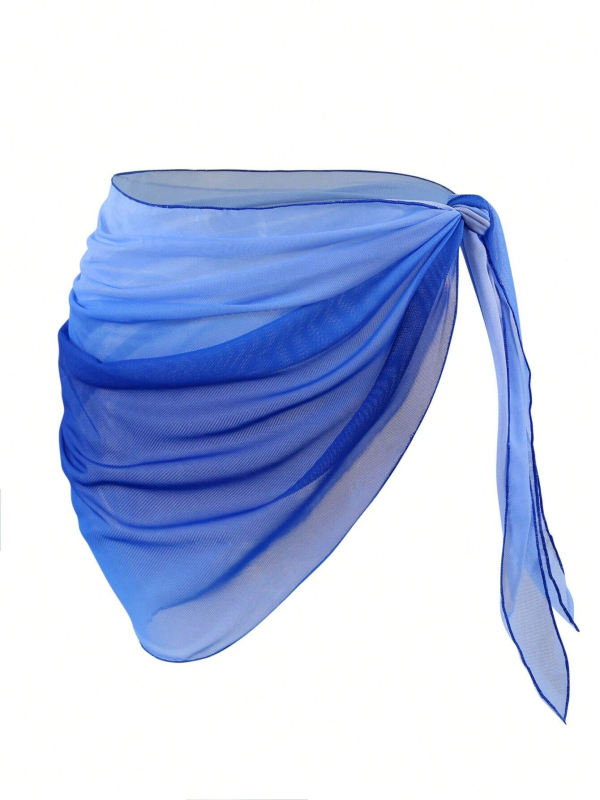 Șorț de plajă pentru bikini — model gradient, poliester, 90/10, 135 g, pentru femei adulte, pentru înot și bălăceală