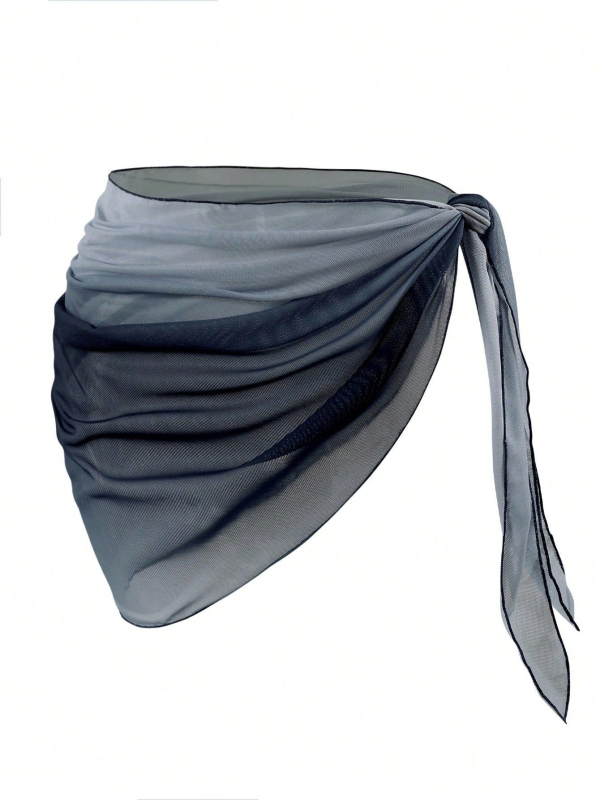 Șorț de plajă pentru bikini — model gradient, poliester, 90/10, 135 g, pentru femei adulte, pentru înot și bălăceală