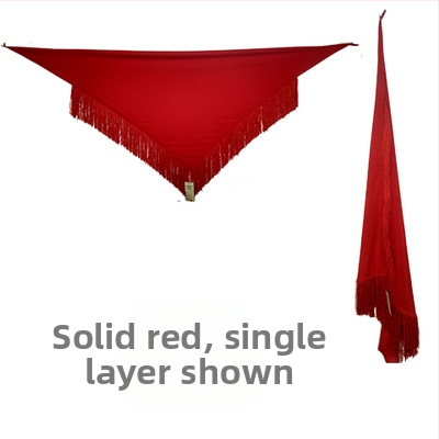 Kostim za latino ples s resicama na području struka i polovicnom suknjom, za odrasle žene; poliester smjesa, jednofarbni uzorak, moderan plesni odjevni predmet