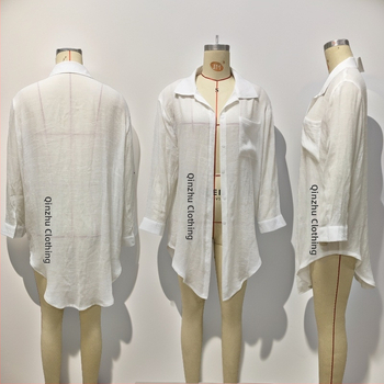 Μπλούζα κάλυψης παραλίας από slub βαμβάκι, 60% βαμβάκι, βάρος 150 g, επένδυση πολυεστέρα (40%), κατάλληλη για κολύμβηση και αναψυχή