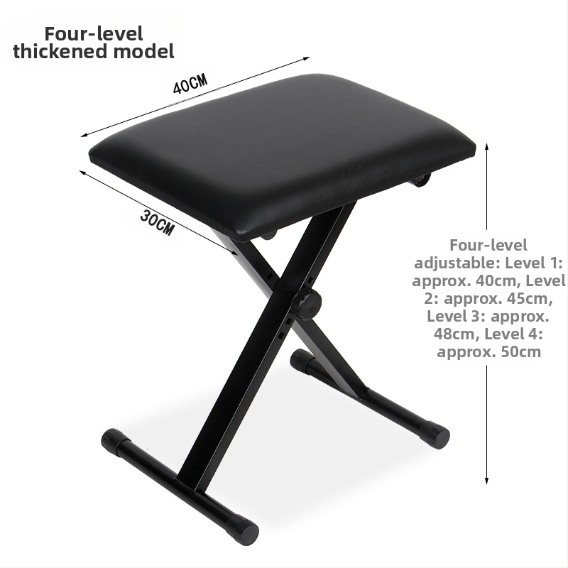 Stolica za glazbene instrumente — sklopiva, za digitalne klavijature; Model: Pogledajte opis proizvoda; Marka: Drugo