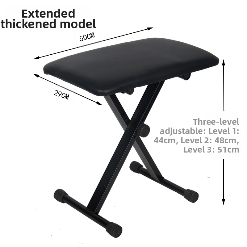 Stolica za glazbene instrumente — sklopiva, za digitalne klavijature; Model: Pogledajte opis proizvoda; Marka: Drugo