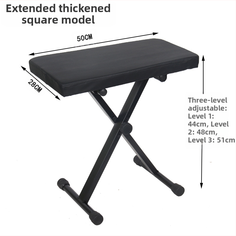 Stolica za glazbene instrumente — sklopiva, za digitalne klavijature; Model: Pogledajte opis proizvoda; Marka: Drugo