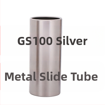 Gitarový slide stick z nehrdzavejúcej ocele GS324, značka Chuan Mei, balené v priehľadnom PVC vrecku