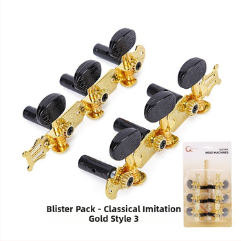 Γυριστής χορδών για κλασική κιθάρα - ABS χρωμιομένο μέταλλο, μοντέλο K-01, blister συσκευασία, μάρκα KABAT