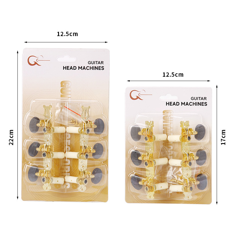 Navíjač strún pre klasickú gitaru - ABS chrómovaný kov, model K-01, blister balenie, značka KABAT