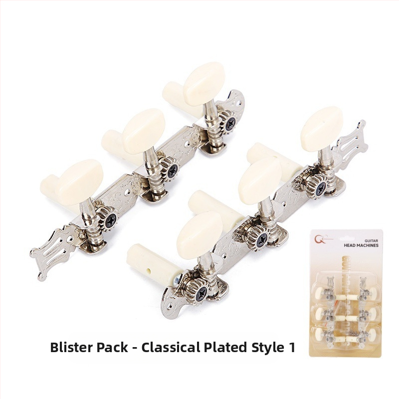 Navíjač strún pre klasickú gitaru - ABS chrómovaný kov, model K-01, blister balenie, značka KABAT