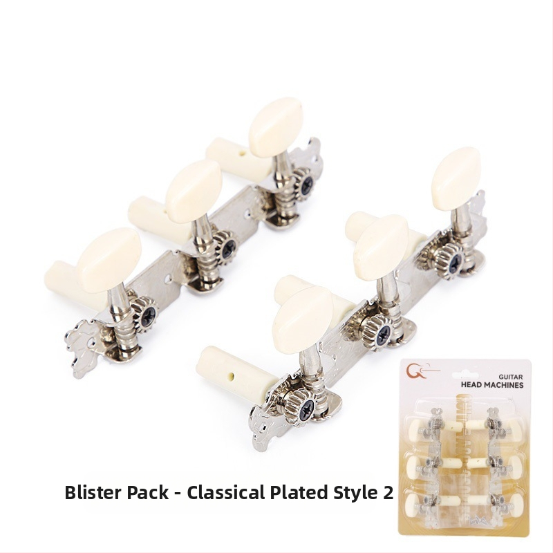 Navíjač strún pre klasickú gitaru - ABS chrómovaný kov, model K-01, blister balenie, značka KABAT