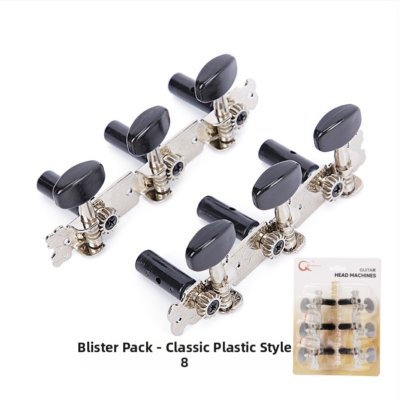 Navíjač strún pre klasickú gitaru - ABS chrómovaný kov, model K-01, blister balenie, značka KABAT