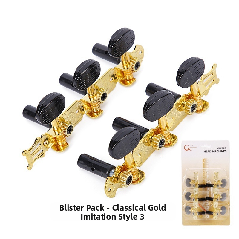 Navíjač strún pre klasickú gitaru - ABS chrómovaný kov, model K-01, blister balenie, značka KABAT