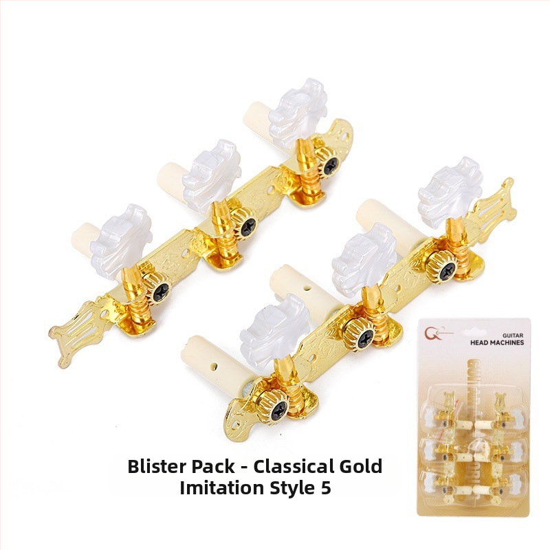 Navíjač strún pre klasickú gitaru - ABS chrómovaný kov, model K-01, blister balenie, značka KABAT