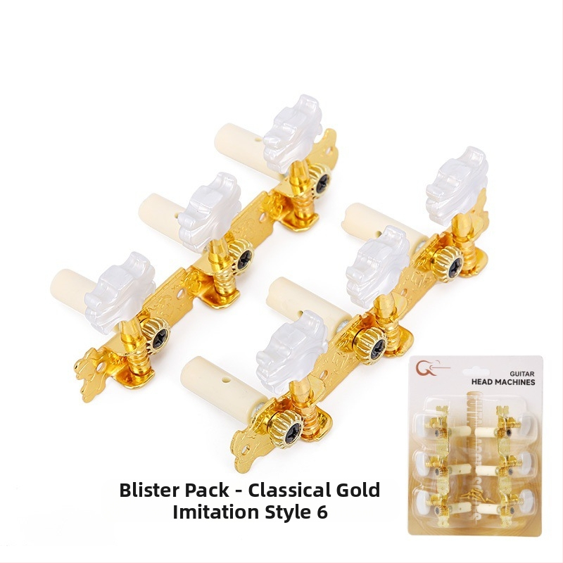 Navíjač strún pre klasickú gitaru - ABS chrómovaný kov, model K-01, blister balenie, značka KABAT