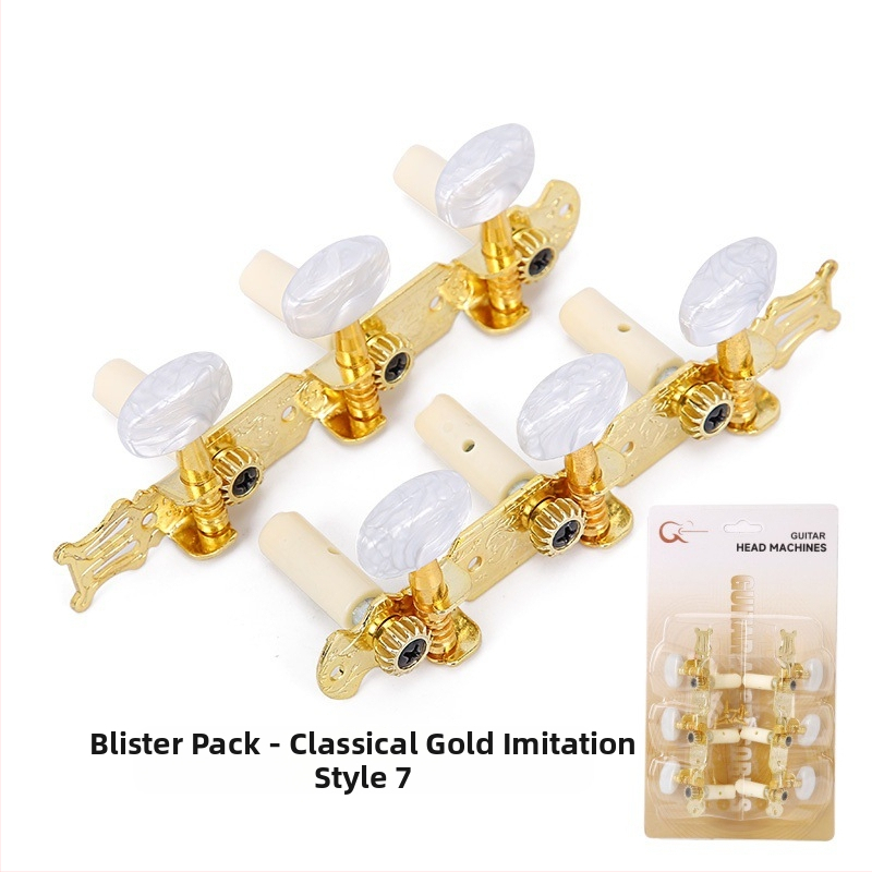 Navíjač strún pre klasickú gitaru - ABS chrómovaný kov, model K-01, blister balenie, značka KABAT