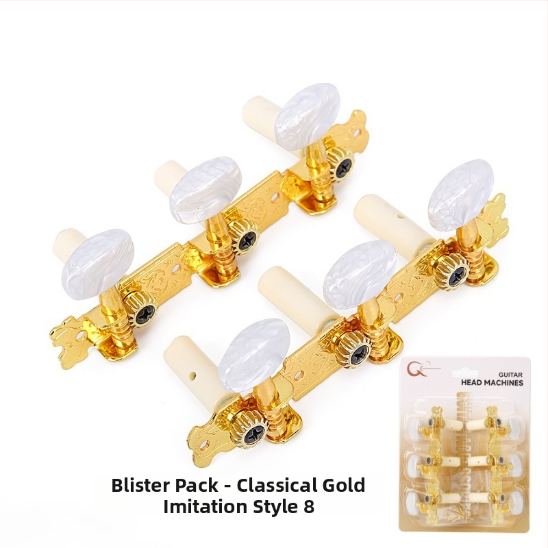 Navíjač strún pre klasickú gitaru - ABS chrómovaný kov, model K-01, blister balenie, značka KABAT