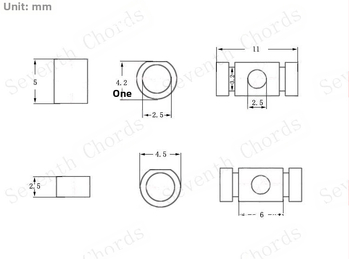 Σετ κλειδώματος και οδηγού χορδών για ηλεκτρική κιθάρα